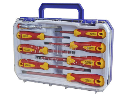 Faithfull VDE Electrical Screwdriver Set 1000v 8pc