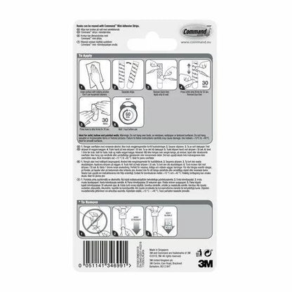 3M Command Decorating Clips Clear 20pk (17026CLR)