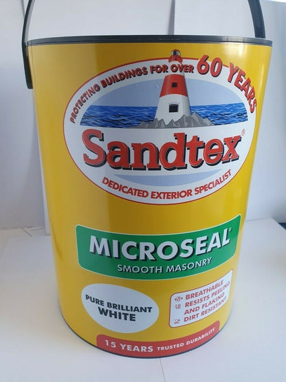 SANDTEX ULTRA SMOOTH MASONRY BRILLIANT WHITE 5L Exterior