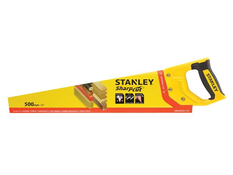 Stanley Sharpcut Handsaw 500mm (20in) 7TPI (STHT20367-1)
