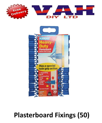 PLASPLUGS Standard - GP600 & Heavy Duty - BJP700 Brown Multi-Fix Wall Plugs
