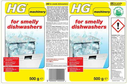 HG Powder For Smelly Dishwashers 500g Freshener