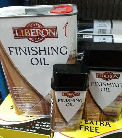 Liberon High Quality Finishing Oil ALL the Sizes 250ml, 500ml, 1 Litre, 5 Litre