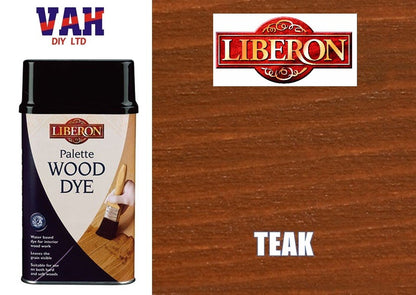 Liberon Palette Wood Dye ALL Shades and Sizes Available - Water Based Wood Dye