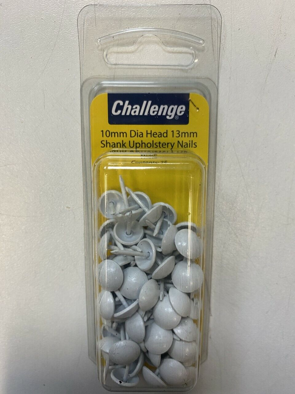 Challenge Upholstery Nails/Brassed/Copper/White/Antique/Nickel Plated,Pack of 75