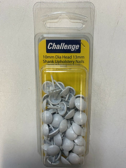 Challenge Upholstery Nails/Brassed/Copper/White/Antique/Nickel Plated,Pack of 75