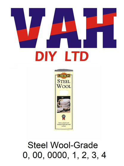 STEEL WOOL 250 GRAMS ASSORTED GRADES  LIBERON TOP QUALITY
