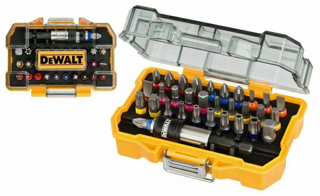 DeWalt DT7969 32Pc Screwdriver Bit Set & Holder Pro Grade PH Slotted PZ Torx