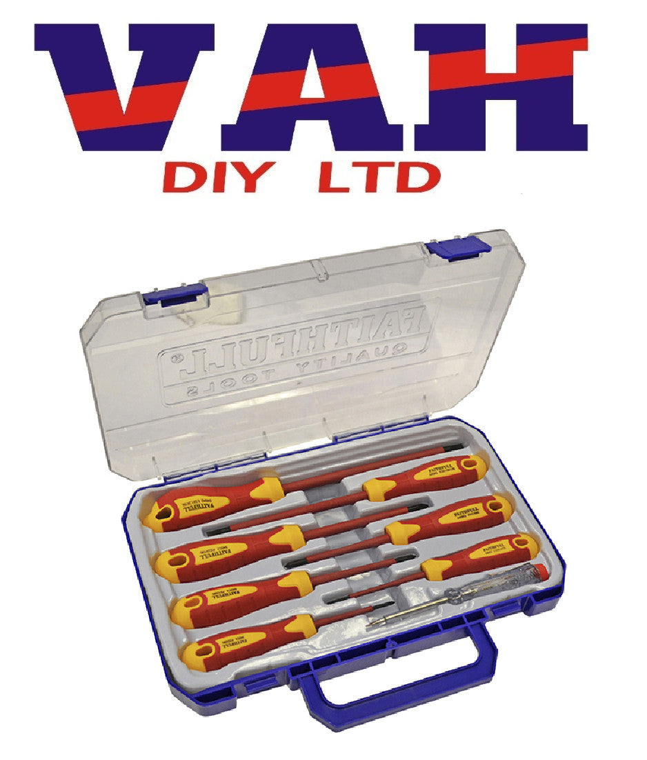 Faithfull VDE Electrical Screwdriver Set 1000v 8pc