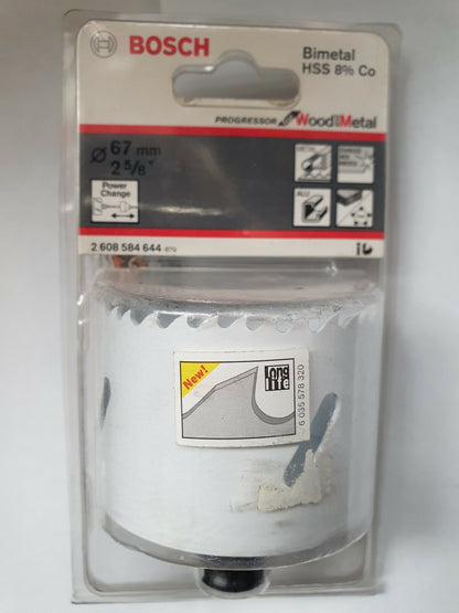 Bosch Progressor Bimetal Holesaw's for Wood & Metal  & Plastic Various Sizes