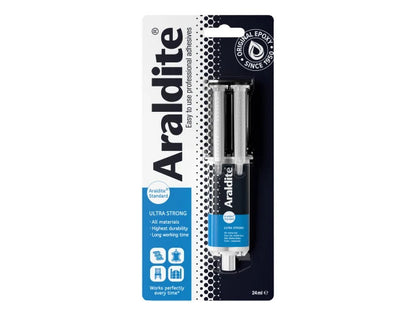 Araldite Standard Epoxy Glue Syringe 24ml