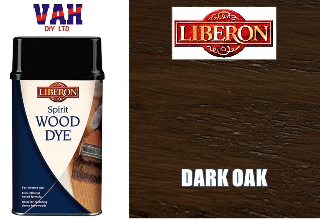 SPIRIT BASED WOOD DYE LIBERON  CHOICE OF COLOUR AND SIZES