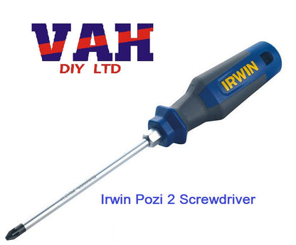 Irwin IRW1951802 PZ2 x 125mm Pro Comfort Screwdriver Pozi FREE P&P