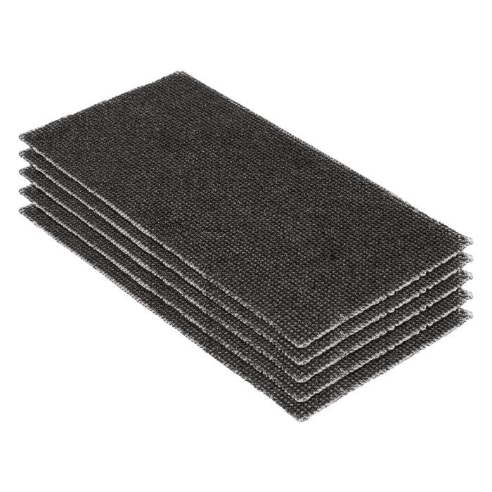 Trend 93mm x 190mm Mesh 1/3 Sheet Sanding Sheet 80g 5 Pack