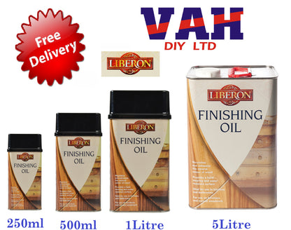 Liberon High Quality Finishing Oil ALL the Sizes 250ml, 500ml, 1 Litre, 5 Litre