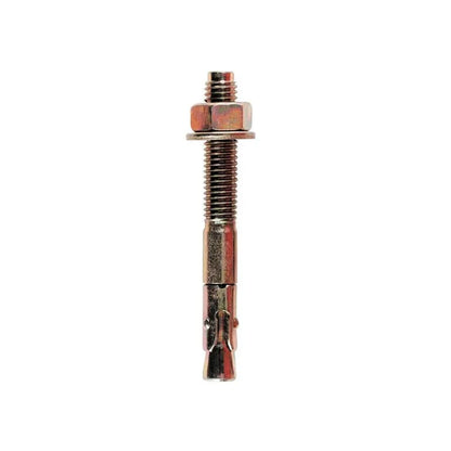 JCP HEAVY DUTY THROUGHBOLTS ZINC & YELLOW CONCRETE WALL BRICK ANCHOR 6MM TO 16MM