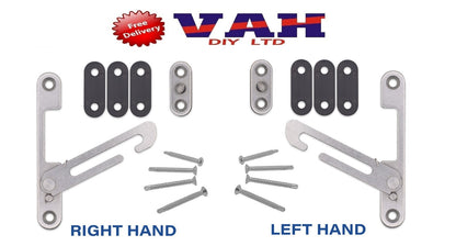 UPVC Window Restrictor Child Lock Restrictor Safety Catch Hook Universal