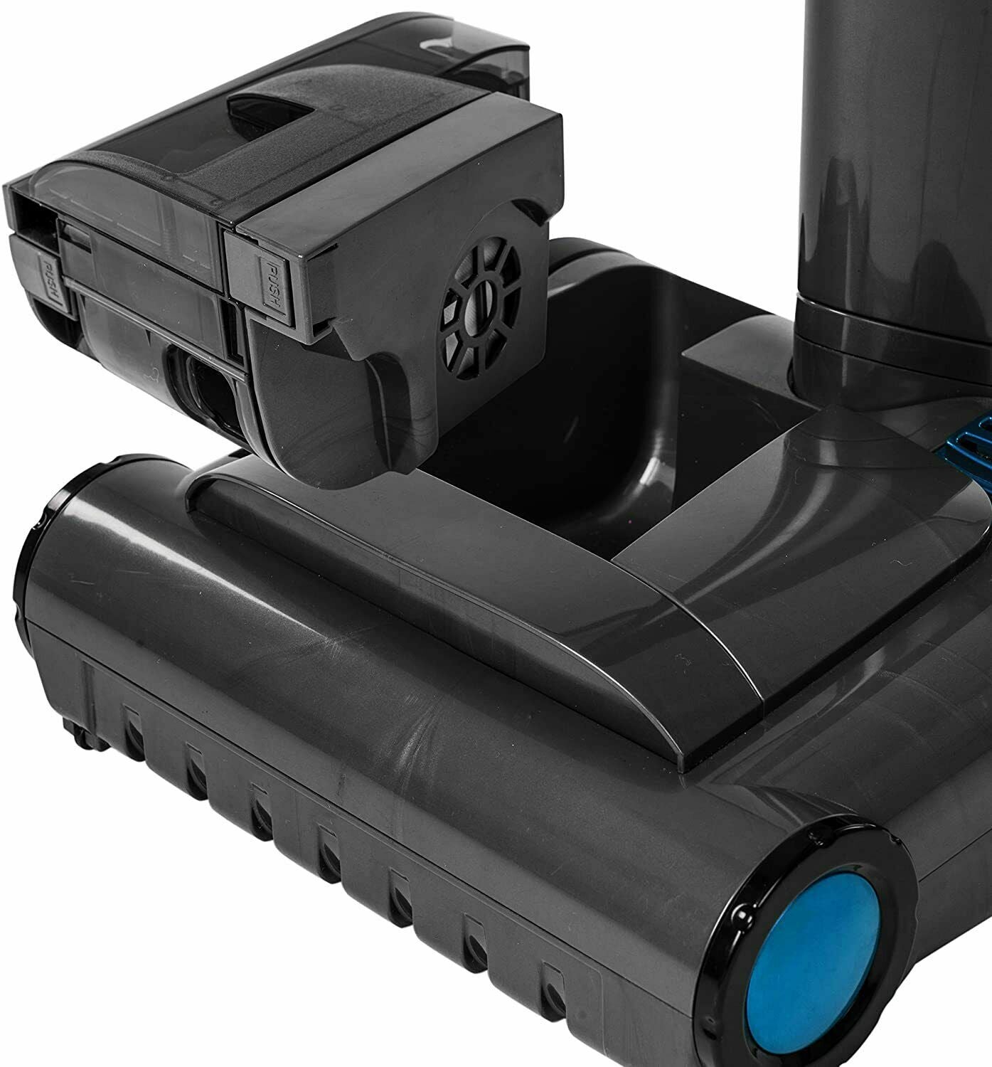 Pifco Cordless Air-Pro Upright Vacuum Cleaner 0.5Litre, 100W, Grey/Blue - P28044