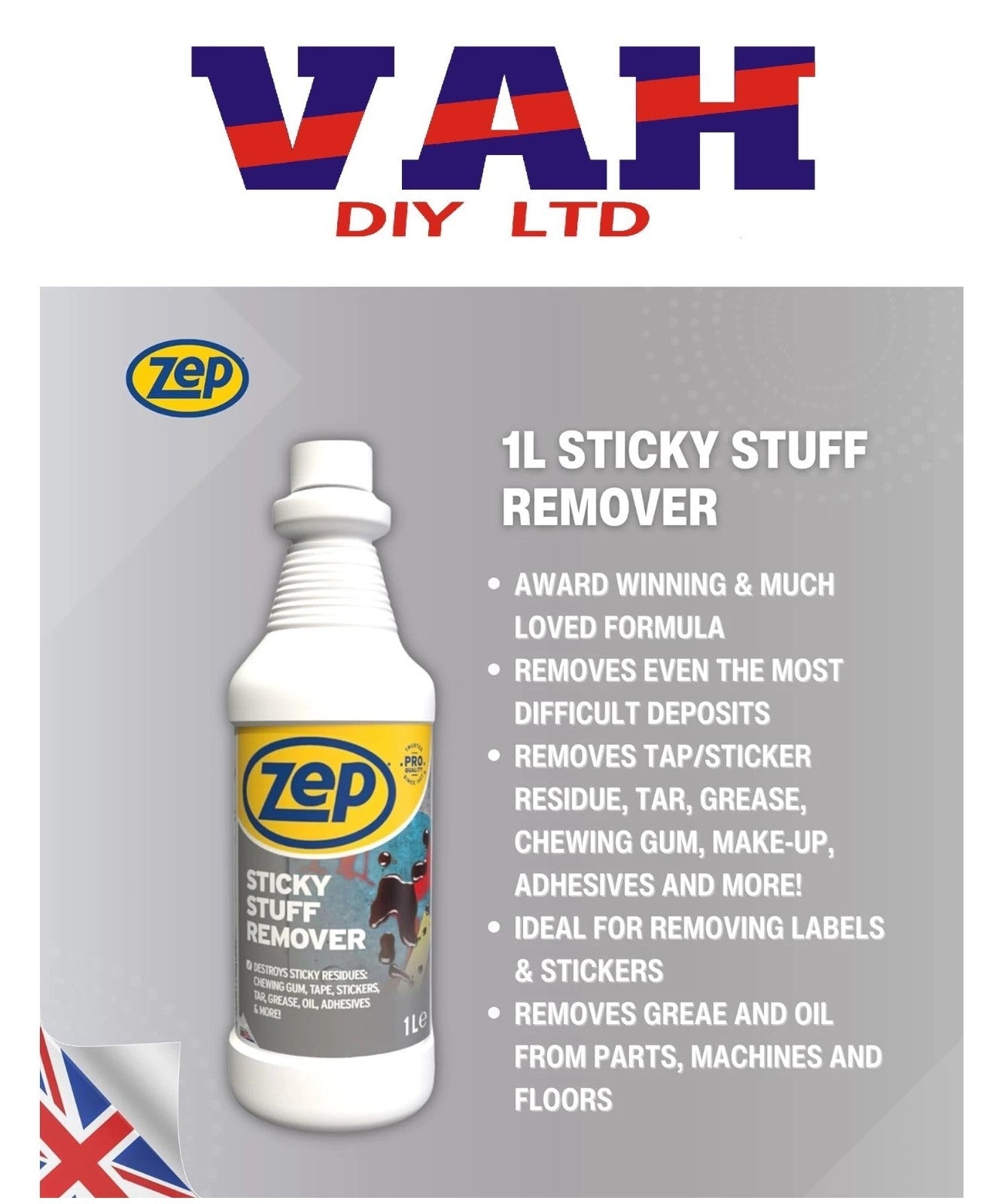 De Solv It Powerful Sticky Stuff Remover Sticker Label Gum Liquid