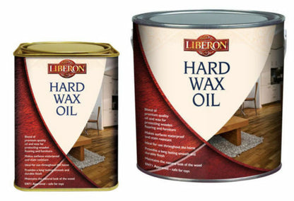 Liberon Hard Wax Oil Superior Protection in Clear Matt and Clear Satin 1L & 2.5L