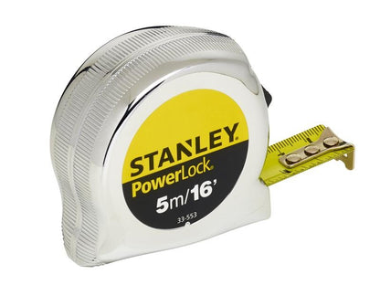 Stanley PowerLock Classic Pocket Tape 5m / 16ft (Width 19mm) (0-33-553)