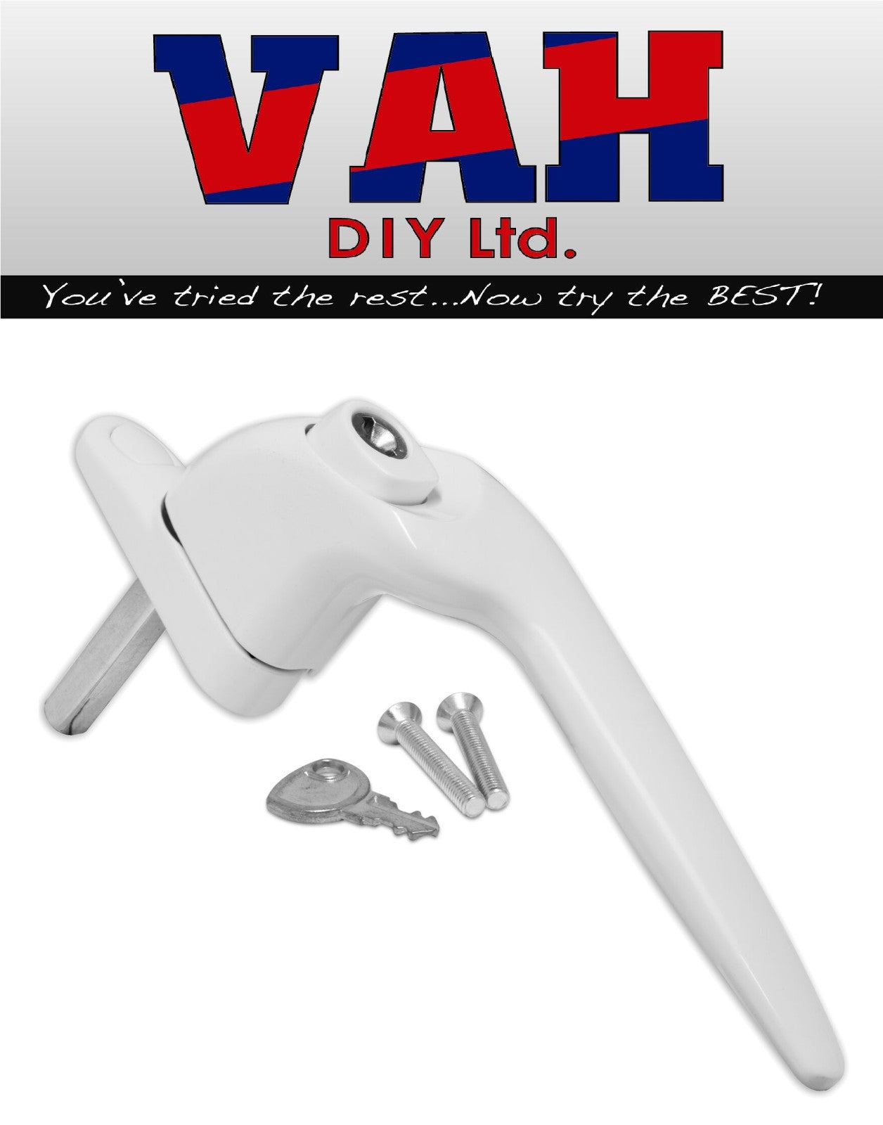 UPVC Universal Inline or Cranked Window Handle Double Glazing Espag Lock Spindle
