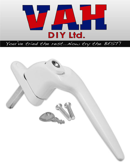 UPVC Universal Inline or Cranked Window Handle Double Glazing Espag Lock Spindle