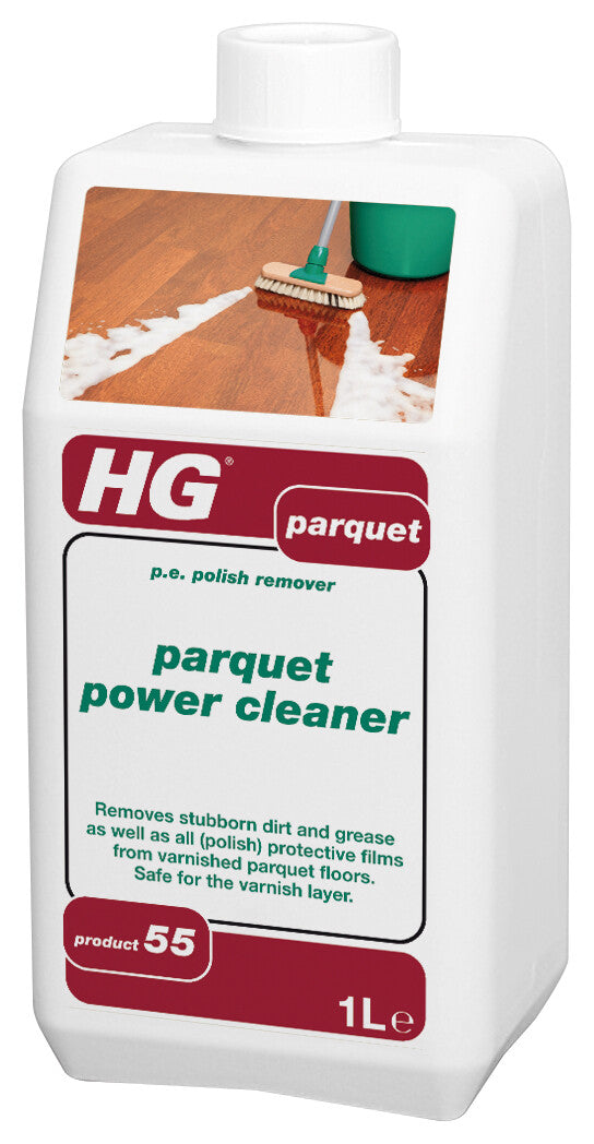 HG P.E POLISH REMOVER PARQUET POWER CLEANER  1L Product 55