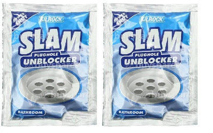 Kilrock Slam  Plughole BathRoom or Kitchen Clogged Sink Drain Unblocker Shot