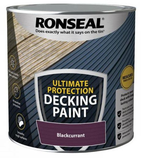 Ronseal Ultimate Protection Decking Paint - All Colours / 2.5L
