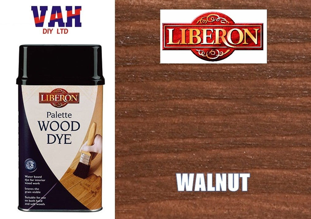 Liberon Palette Wood Dye ALL Shades and Sizes Available - Water Based Wood Dye