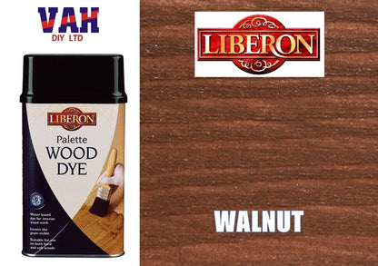 Liberon Palette Wood Dye ALL Shades and Sizes Available - Water Based Wood Dye
