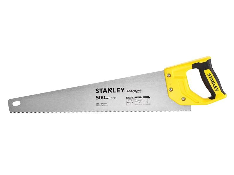 Stanley Sharpcut Handsaw 500mm (20in) 7TPI (STHT20367-1)