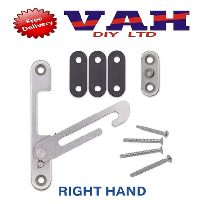 UPVC Window Restrictor Child Lock Restrictor Safety Catch Hook Universal