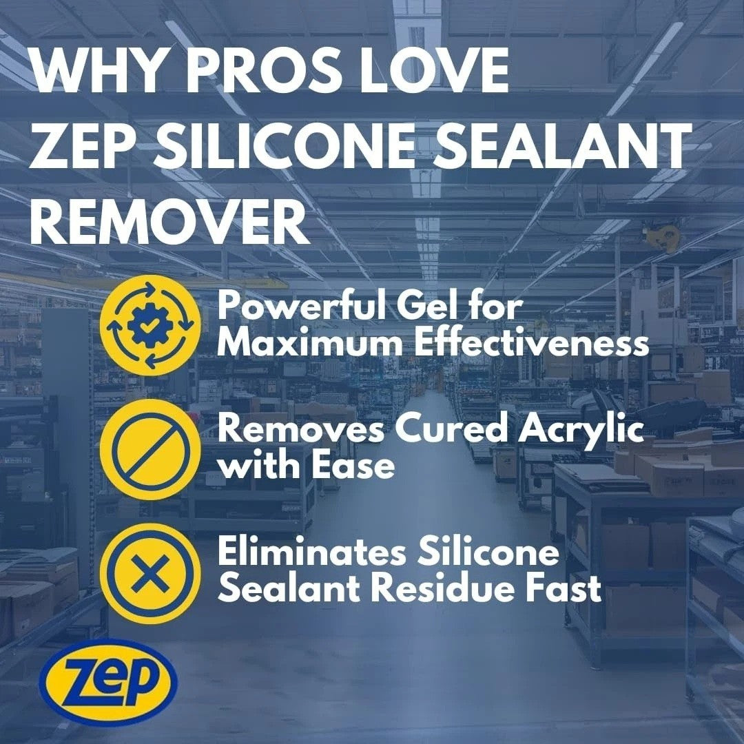 Zep Silicone Sealant Remover 100ml, Silicone Remover for Removing Bathroom wi...