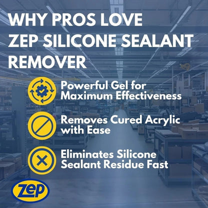 Zep Silicone Sealant Remover 100ml, Silicone Remover for Removing Bathroom wi...