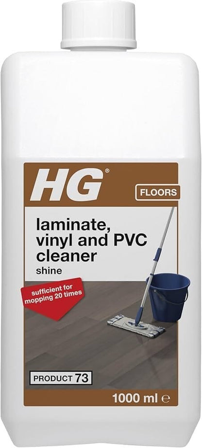 HG Laminate Gloss Cleaner Wash and Shine Laminate Cleaner 1 Litre Product 73