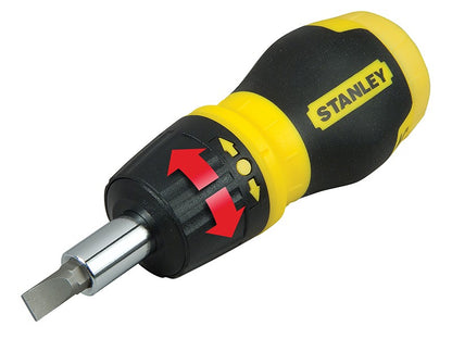 Stanley Multibit Ratchet Stubby Screwdriver & Bits (0-66-358)