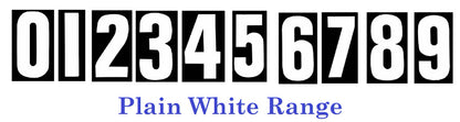 Big 7" Wheelie Bin Numbers Self Adhesive 17.5mm Vinyl Stickers