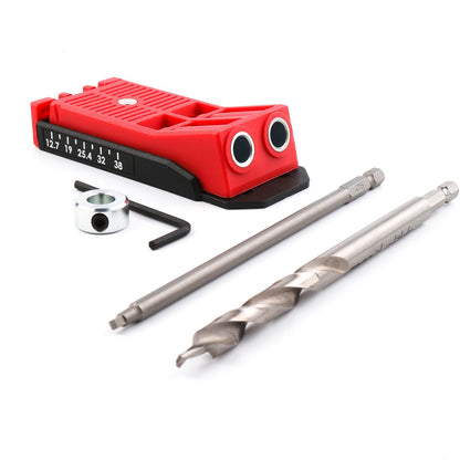 TITMAN Twin Pocket Hole Jig Kit with Driver and Drill Bit and Spare Drill Bit