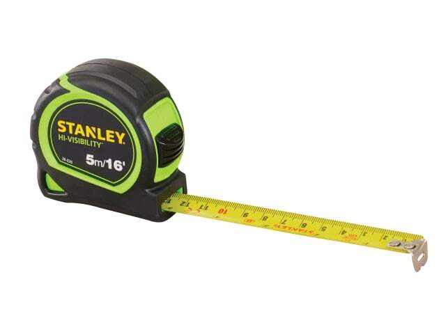 Stanley Hi-Viz 5m/16ft  Pocket Tylon Tape Measure