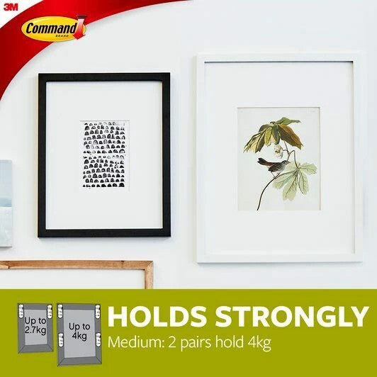 3M Command Mounting Strips Medium 3.4kg 10pk (17021P)