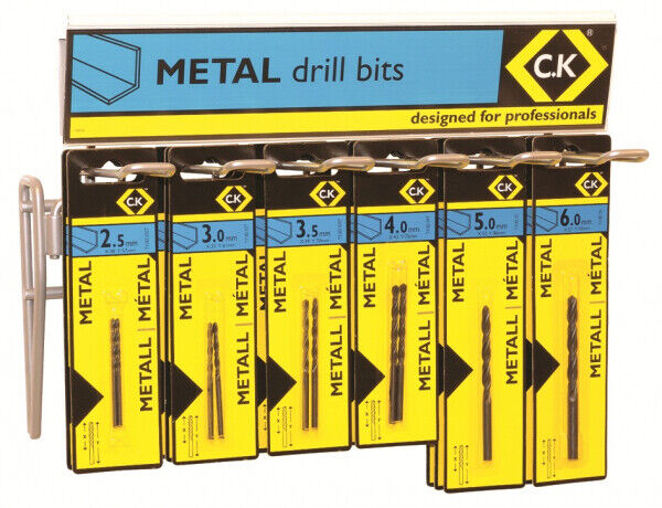 CK Tools 1mm to 13mm HSS Split Point Drill Bit T3100 Range