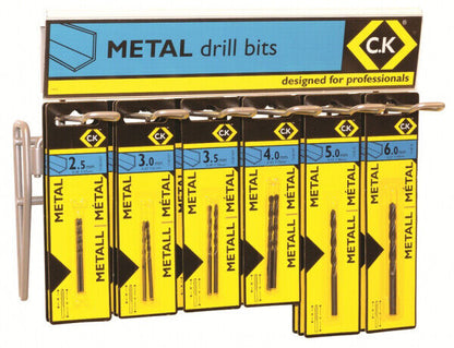 CK Tools 1mm to 13mm HSS Split Point Drill Bit T3100 Range