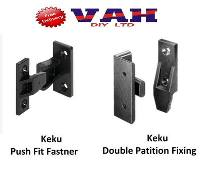 Keku Push In or Double Partition Kitchen Fastener Sets