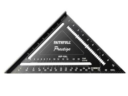 Faithfull Prestige Quick Square Black Aluminium 178mm (7in)