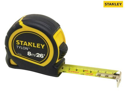Stanley STA030656N Tylon Pocket Tape Measure 8m/26ft 25mm WIdth
