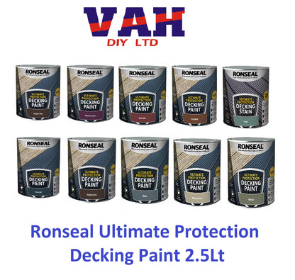 Ronseal Ultimate Protection Decking Paint - All Colours / 2.5L