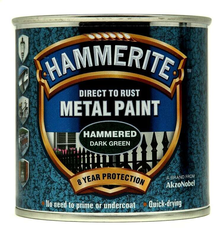 Hammerite Direct To Rust Quick Drying Metal Paint 250ml,  750ml, 2.5L Colours