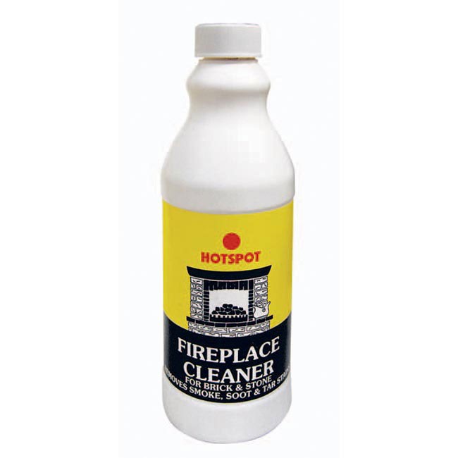 Hotspot Fireplace Cleaner (for Brick & Stone) 500ml - Removes Smoke Soot and Tar